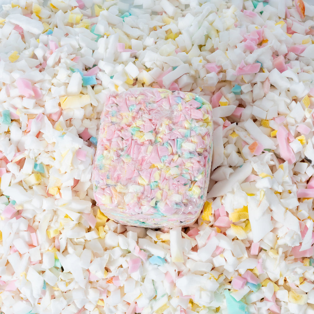 Premium Shredded Foam Filling for Bean Bags & Toys - Eco-Friendly