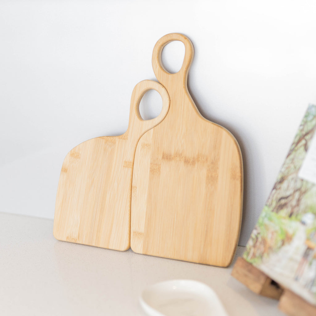 Romeo & Juliet Bamboo Chopping Board Set - Eco-Friendly Kitchen Essential