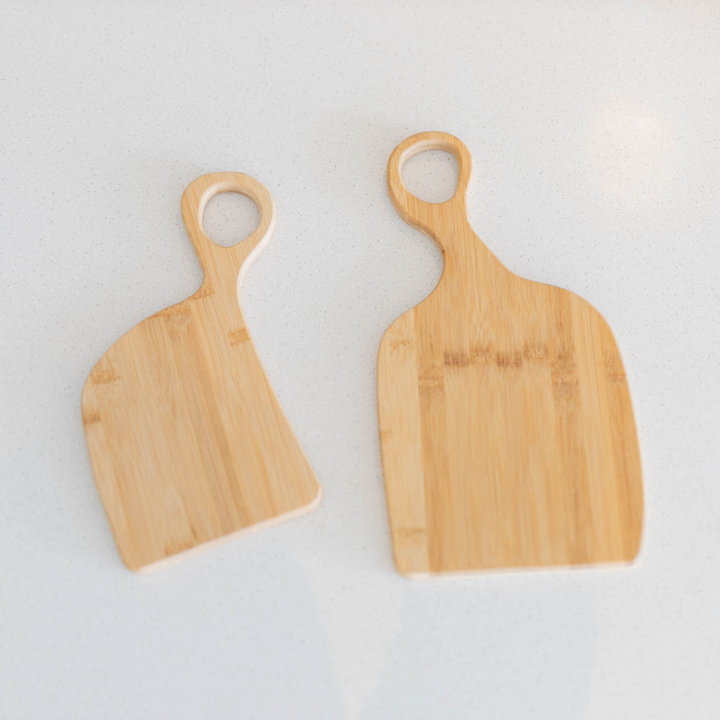 Romeo & Juliet Bamboo Chopping Board Set - Eco-Friendly Kitchen Essential