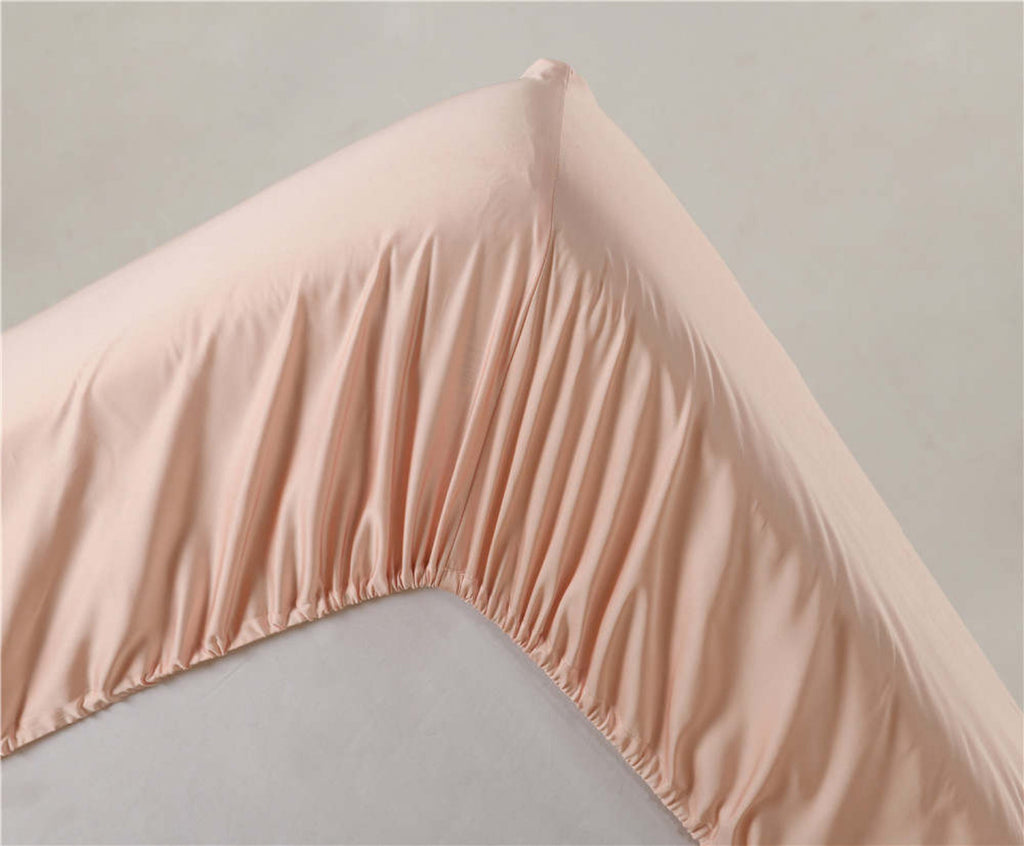 Luxurious Silky Soft Bamboo Sheet Set in Coral Pink