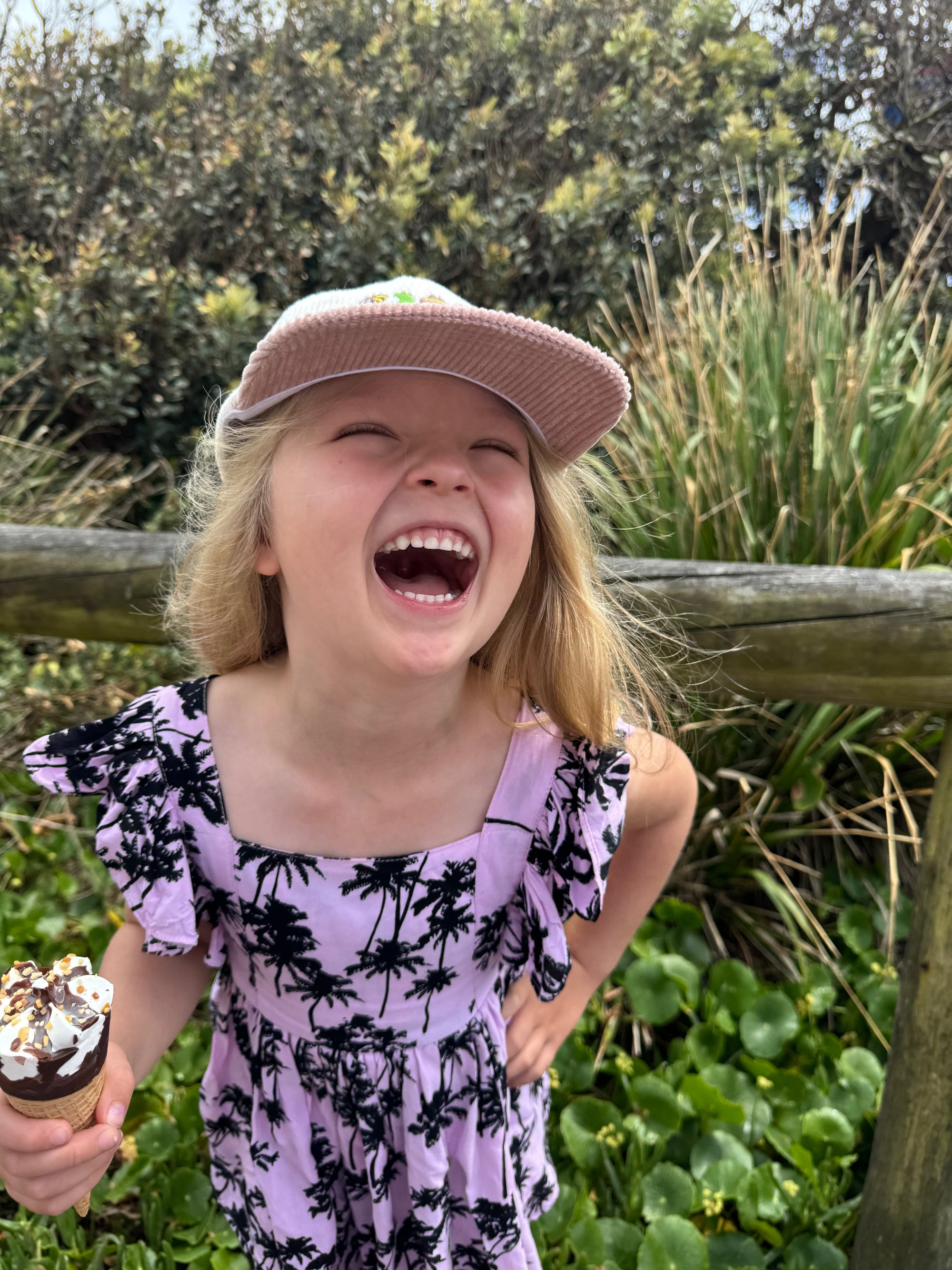 Vintage Corduroy Mini Lid – Fun Australian Ice Cream Design