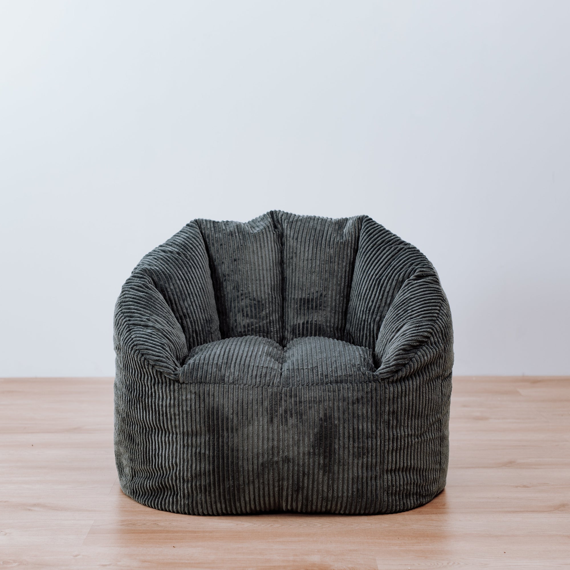 Charcoal Corduroy Tub Chair Bean Bag Cover - Comfortable & Stylish