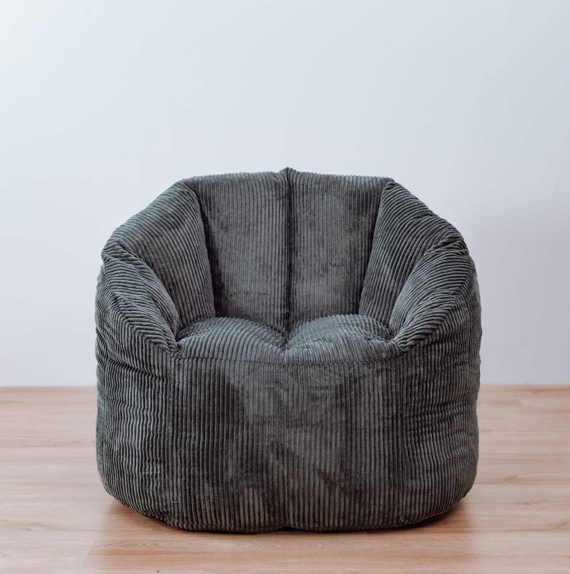 Charcoal Corduroy Tub Chair Bean Bag Cover - Comfortable & Stylish