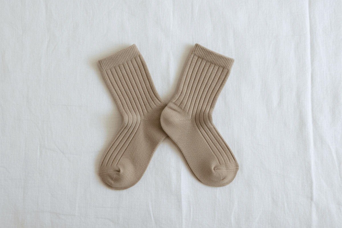 Essentīals Premium Cotton Ribbed Socks - Ultimate Comfort & Style