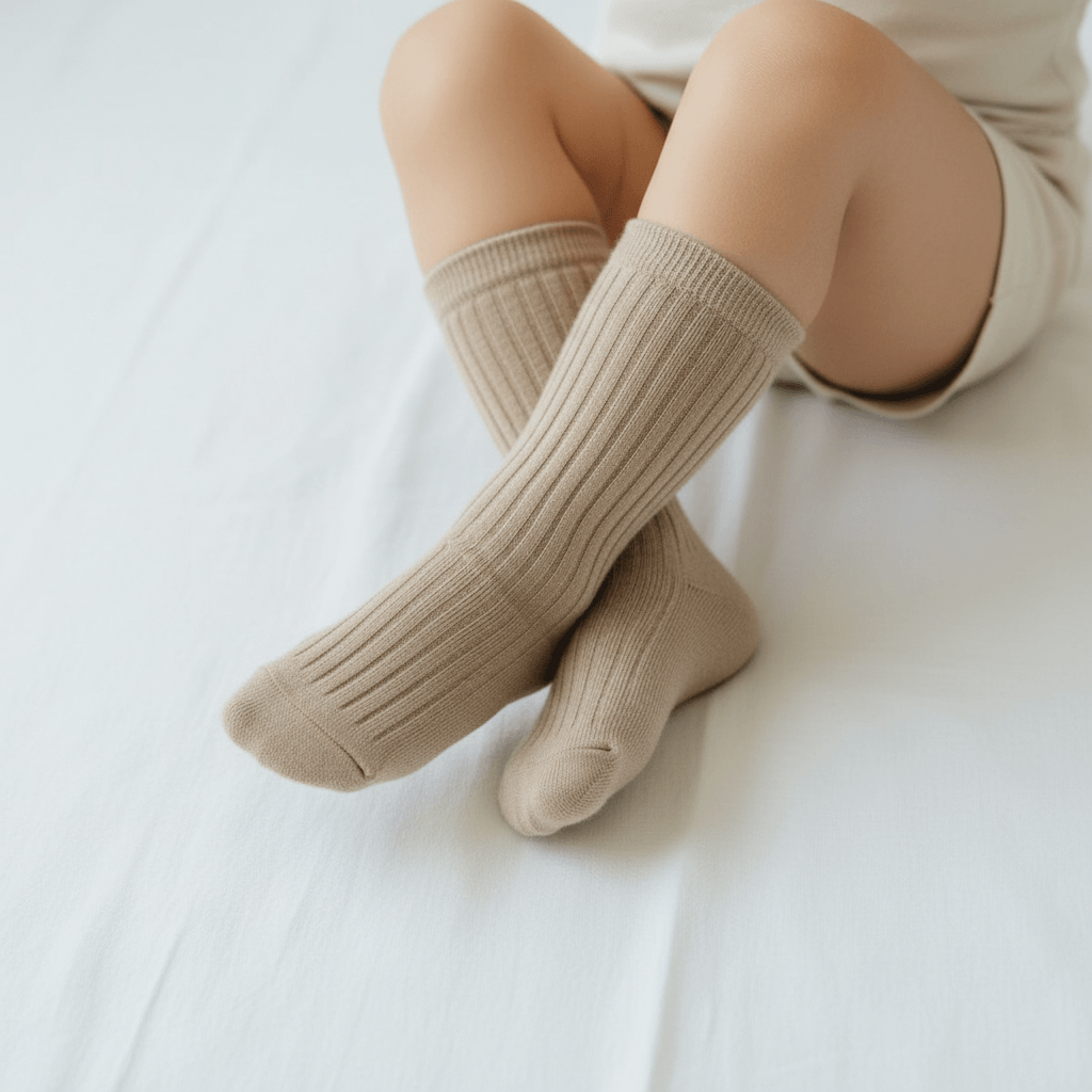 Essentīals Premium Cotton Ribbed Socks - Ultimate Comfort & Style