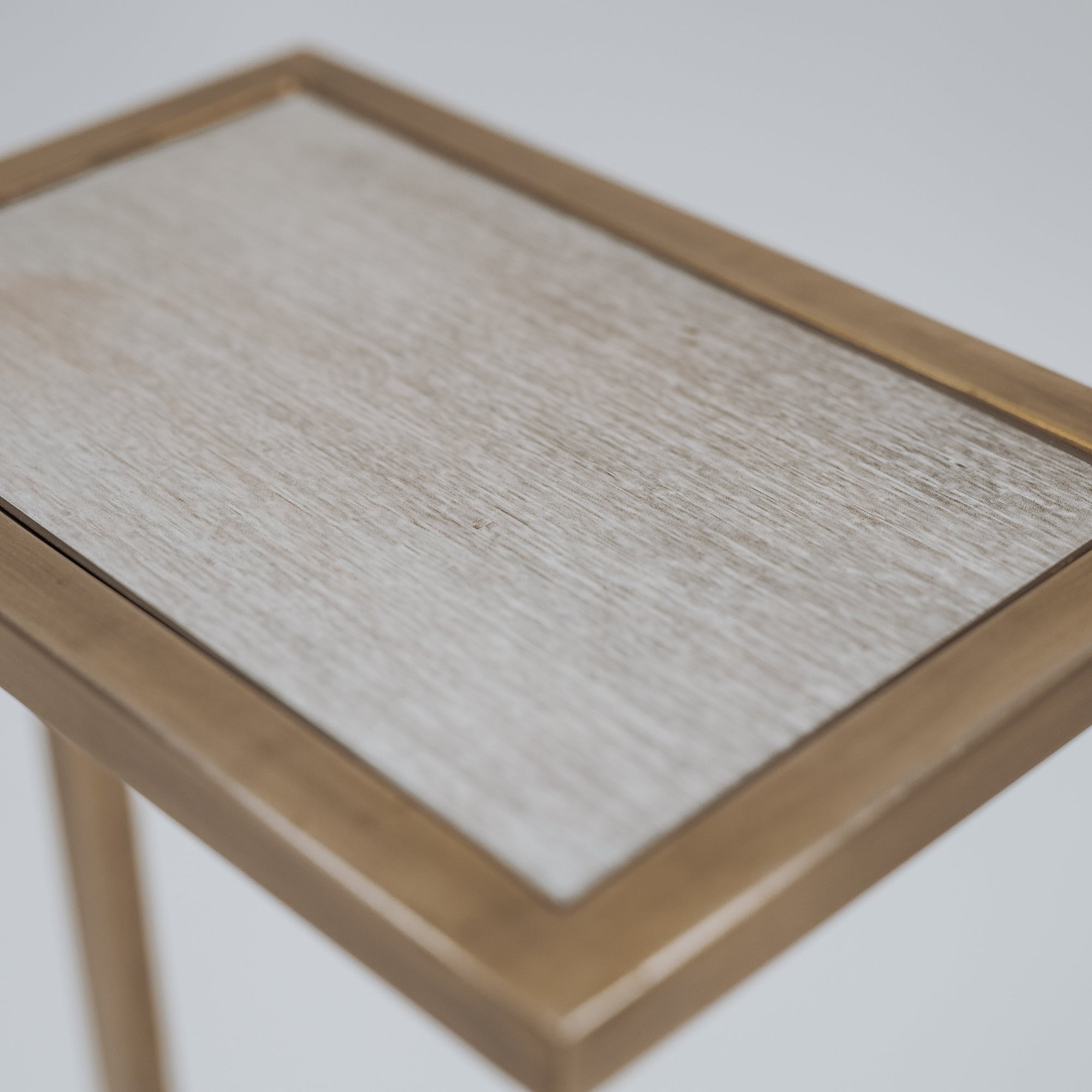 Jaxon Glass Top Side Table – Timeless 1940s French Design