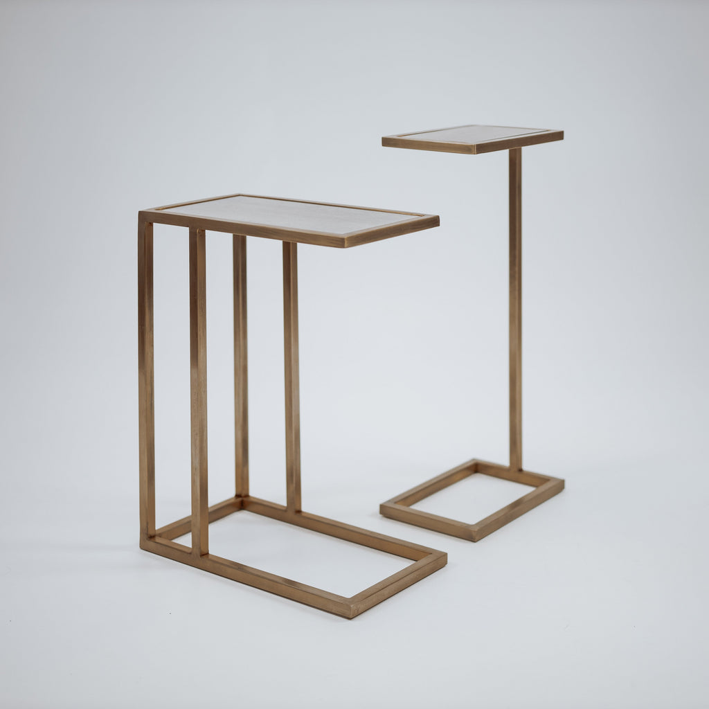 Jaxon Glass Top Side Table – Timeless 1940s French Design