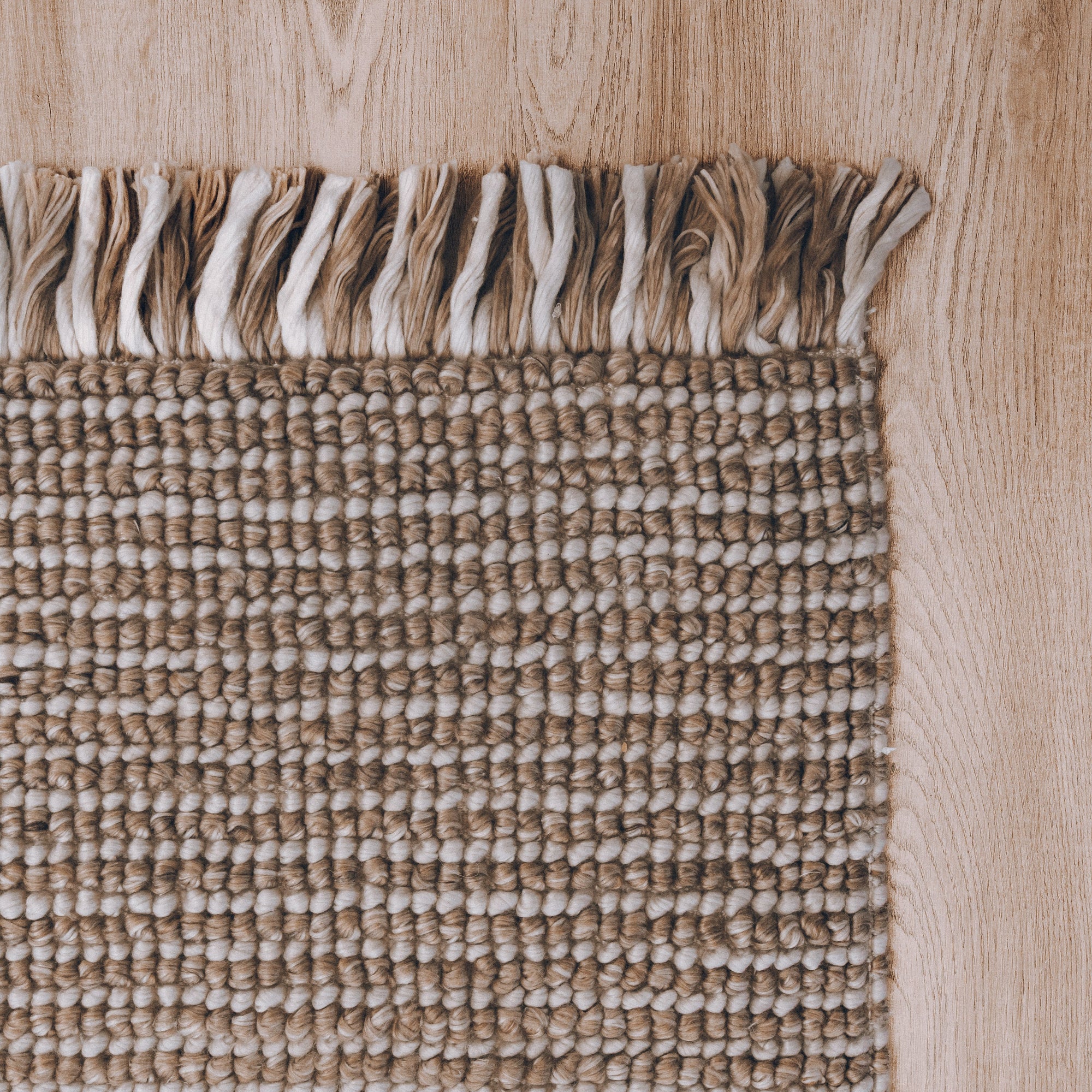 Amora Handwoven Floor Rug - Eco-Friendly Terracotta & Natural Tones