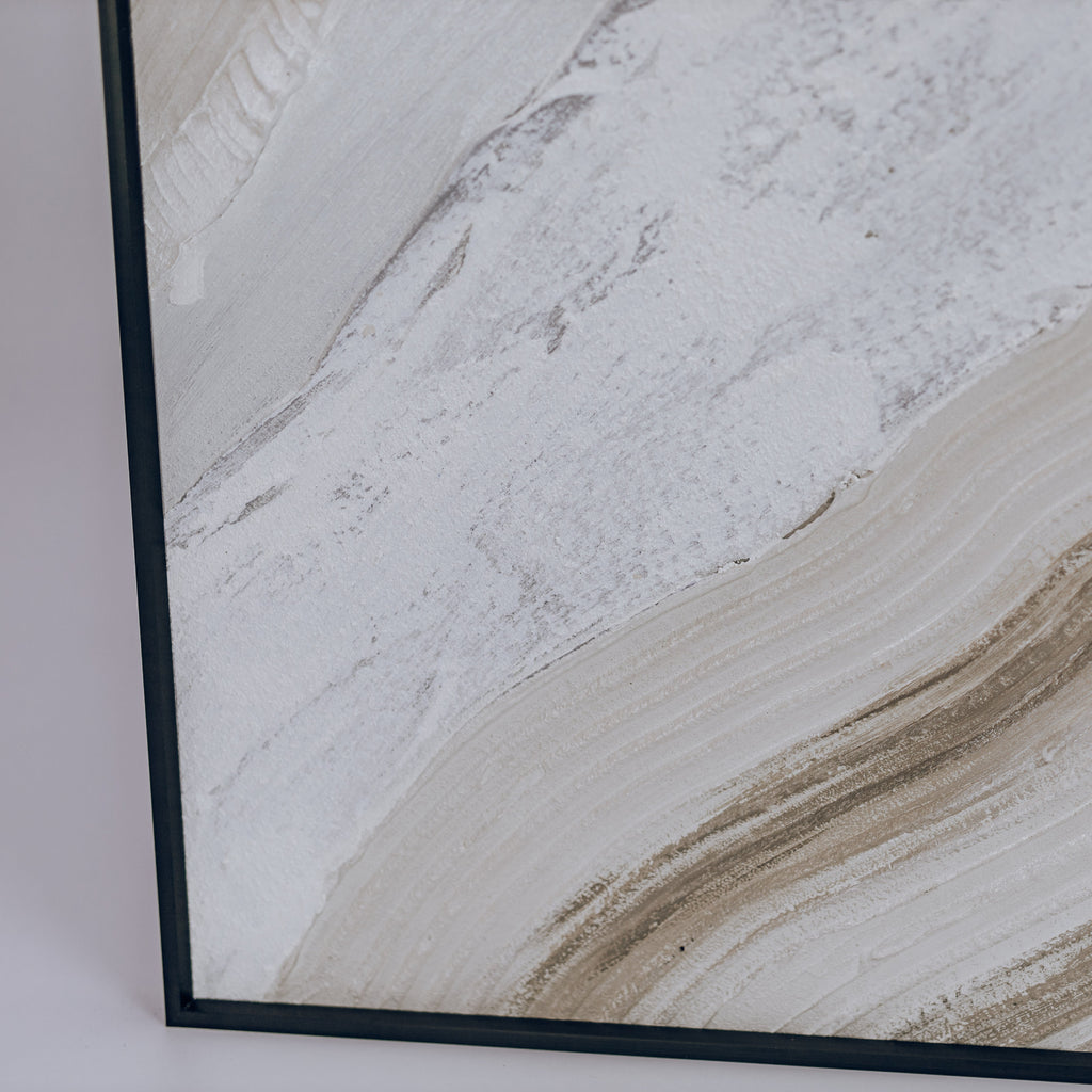 Coastal Whispers Dimensional Sand Art - 70x100cm Wall Decor