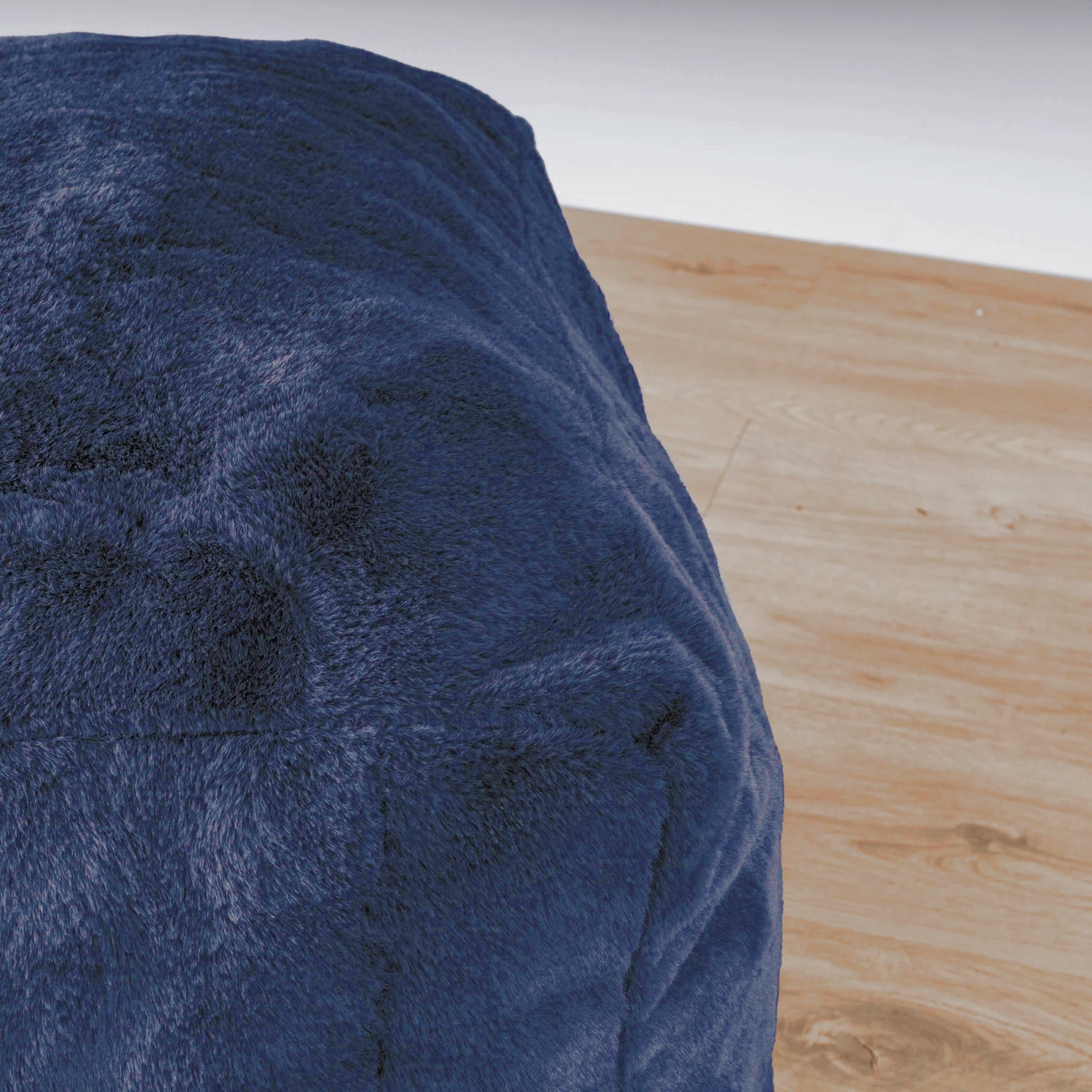 DreamPod® Navy Blue Ottoman - Plush Foam for Cozy Relaxation