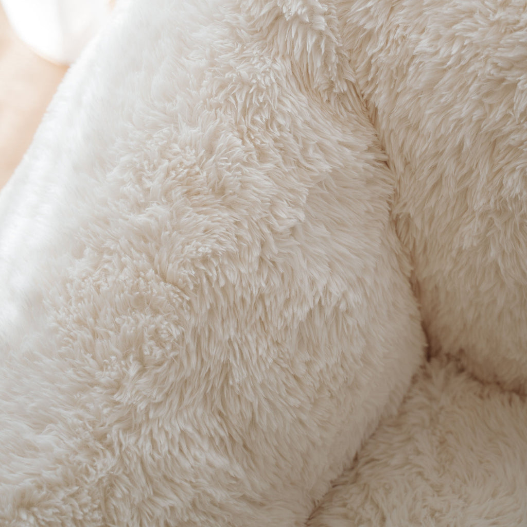 DreamPod® Mello - Plush Cream Bean Bag Chair for Ultimate Comfort