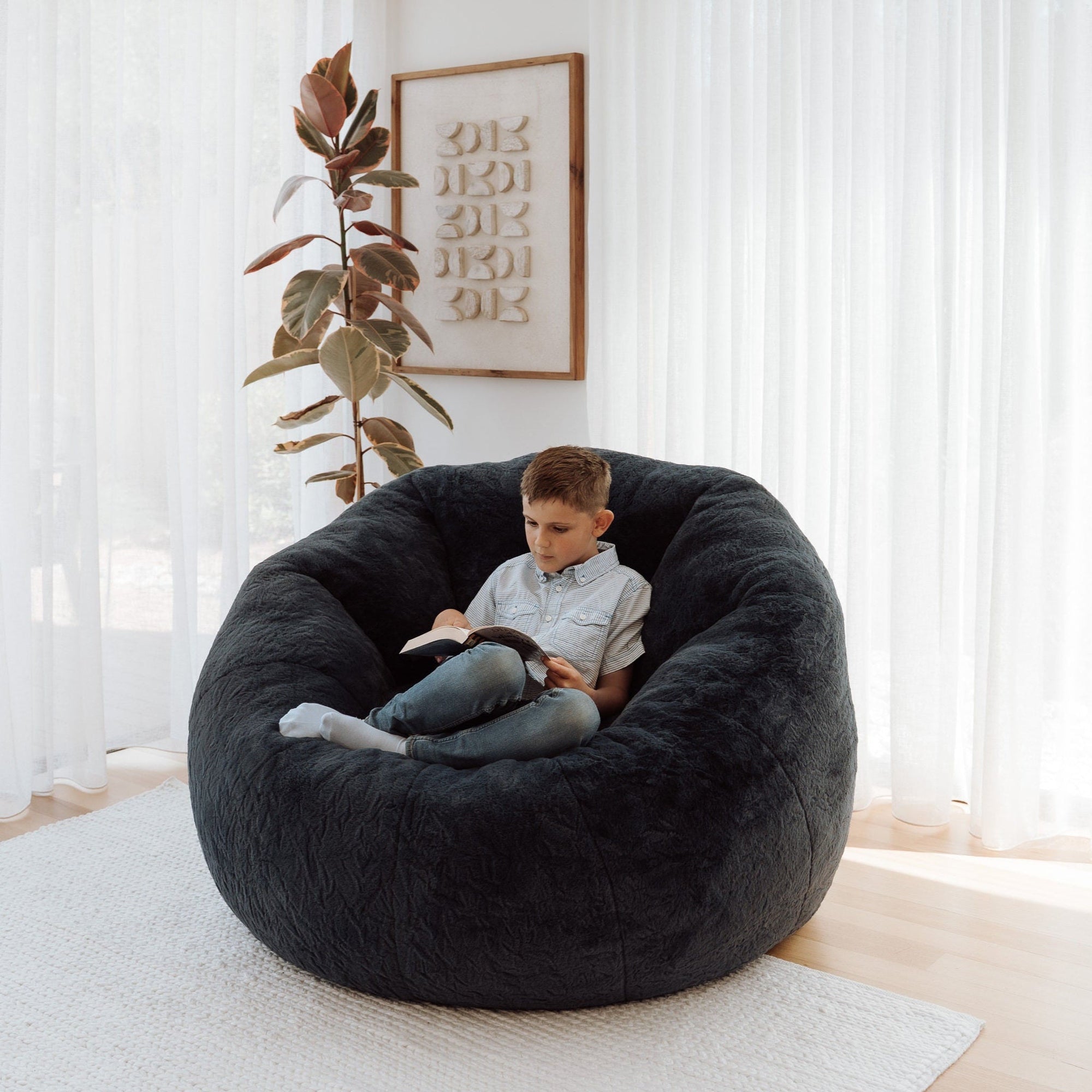 DreamPod® Nest - Cozy Charcoal Grey Foam Relaxation Pod