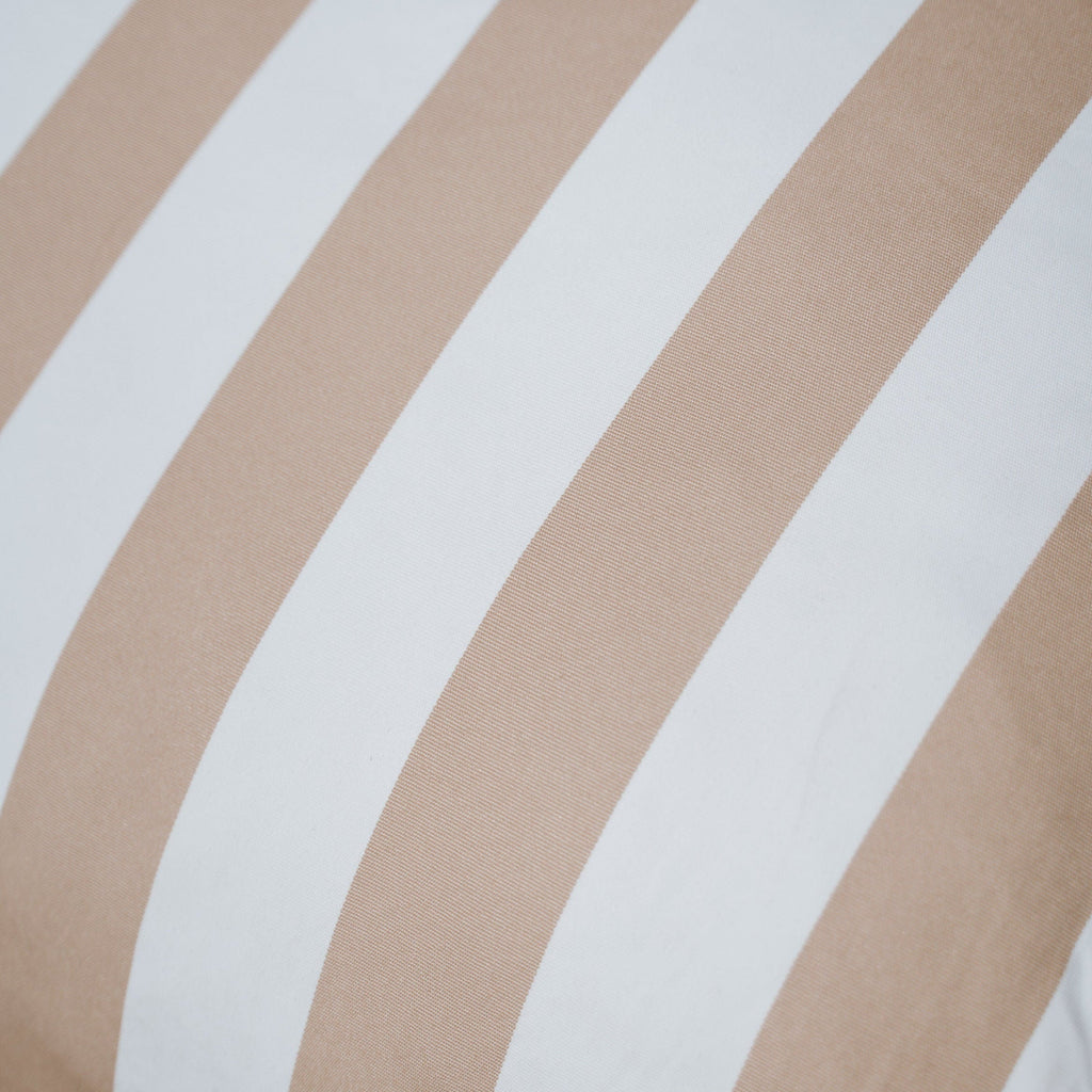 DreamPod® Cruz Outdoor Bean Bag - Latte Stripe Comfort