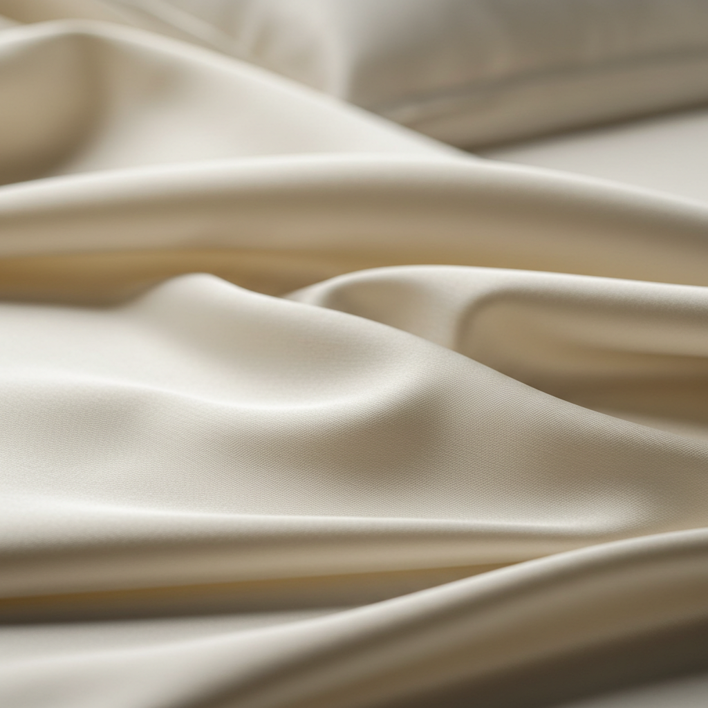 Luxurious Ivory Cream Satin Sheet Set – Deep Pocket & Easy Care