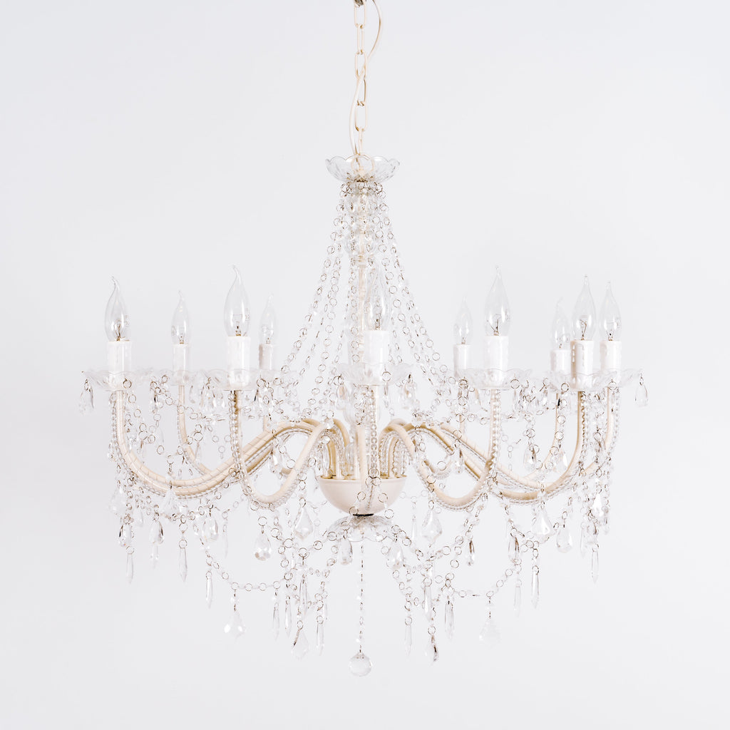 Cassie Chandelier 12 Light - Glass Crystals