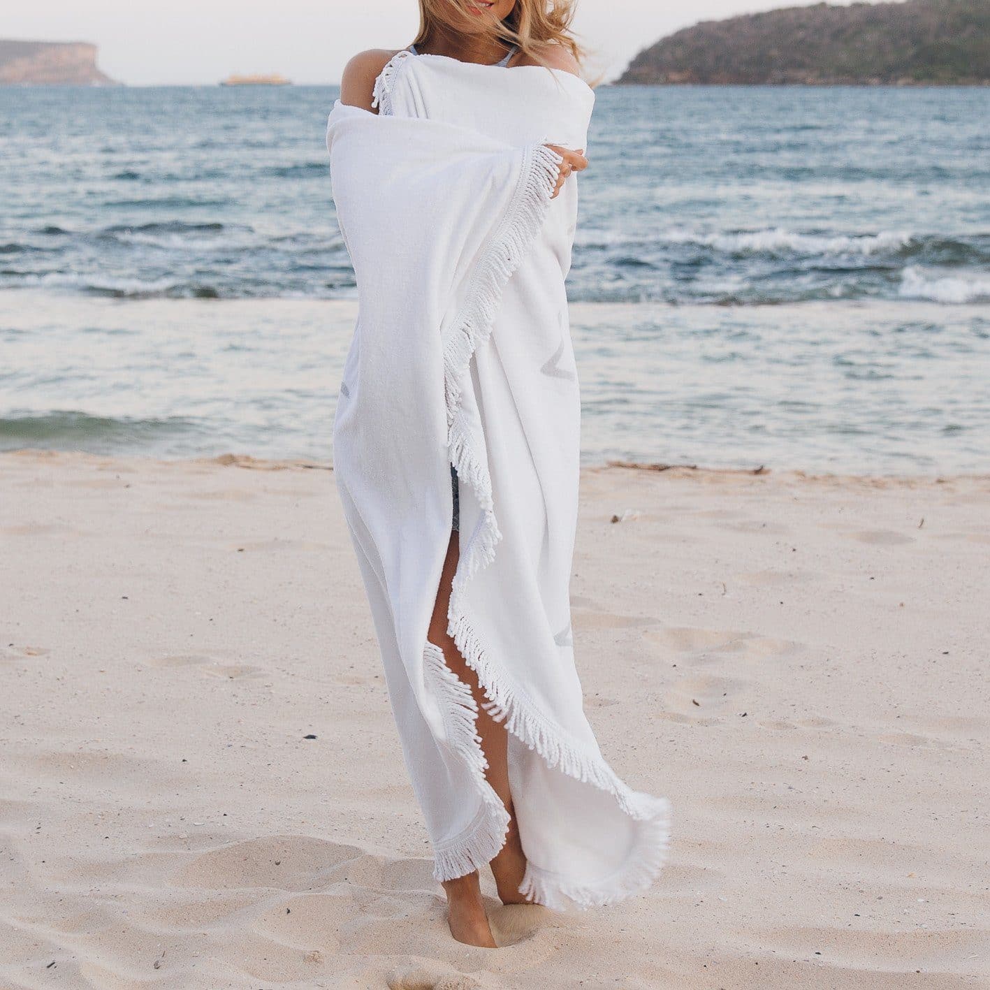Luxury Round Beach Towel & Picnic Blanket - Love Always