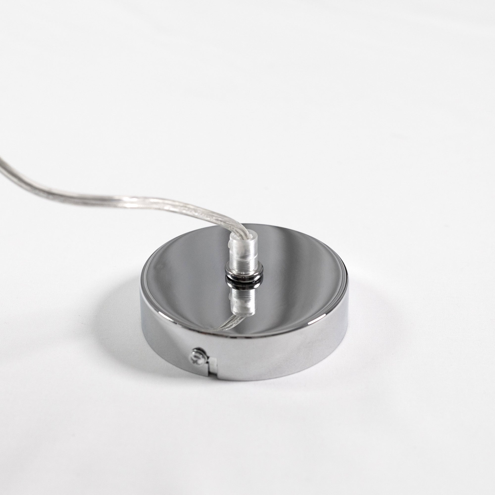 Allira Glass Pendant Light - Elegant Chrome Fixture with Glass Shade