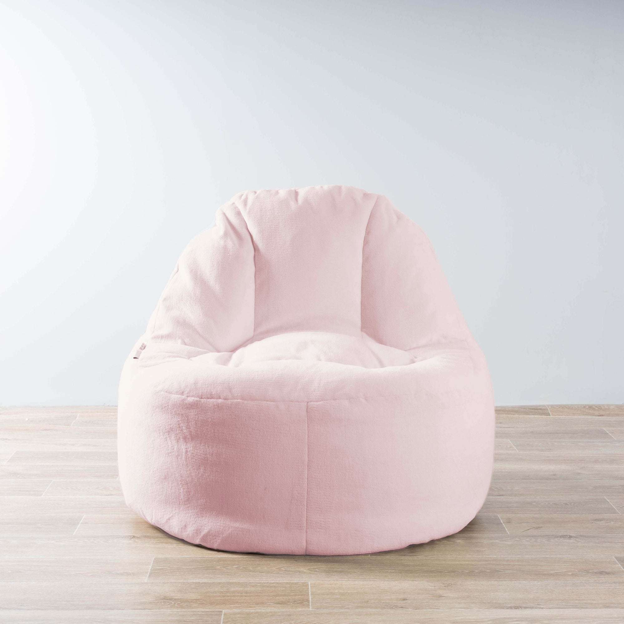 Plush Soft Pink Bean Bag Lounger Cover for Cozy Comfort