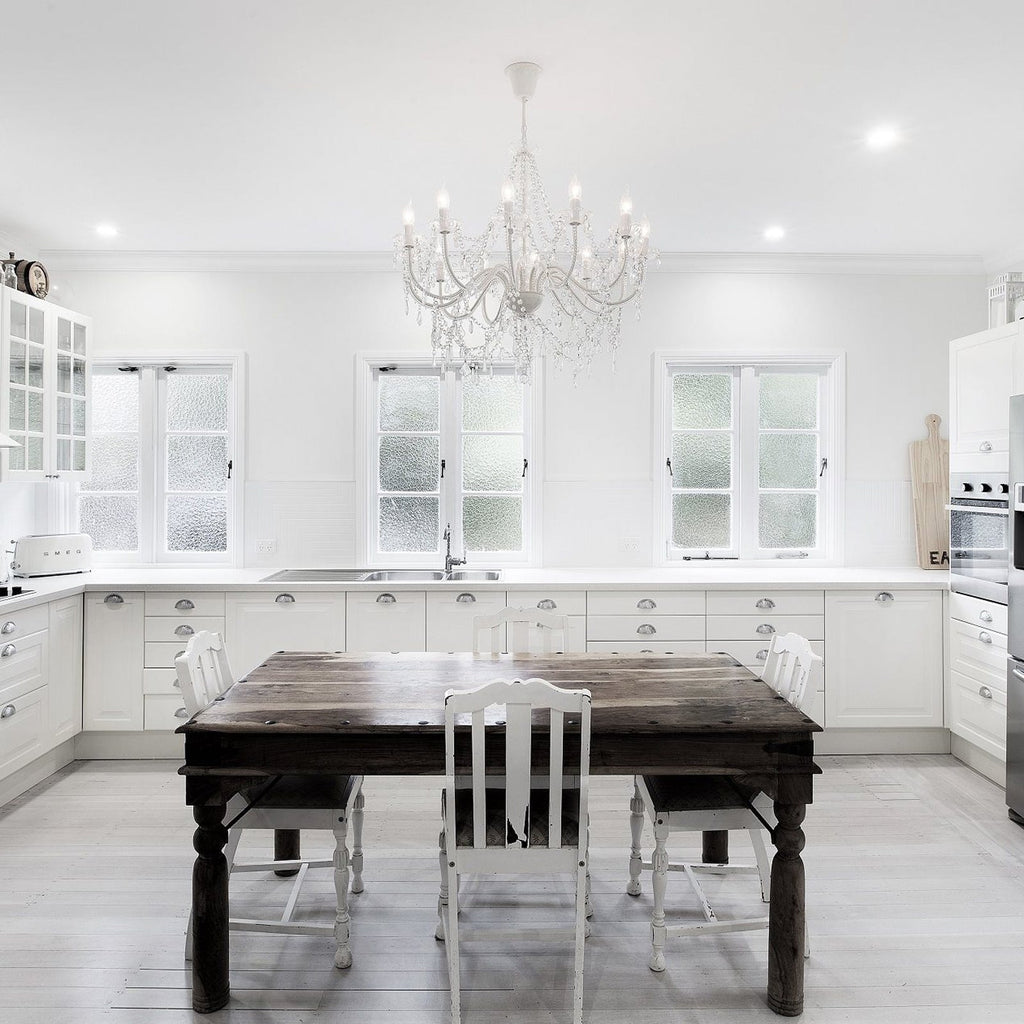 Cassie 12-Light Crystal Chandelier - Elegant Home Decor