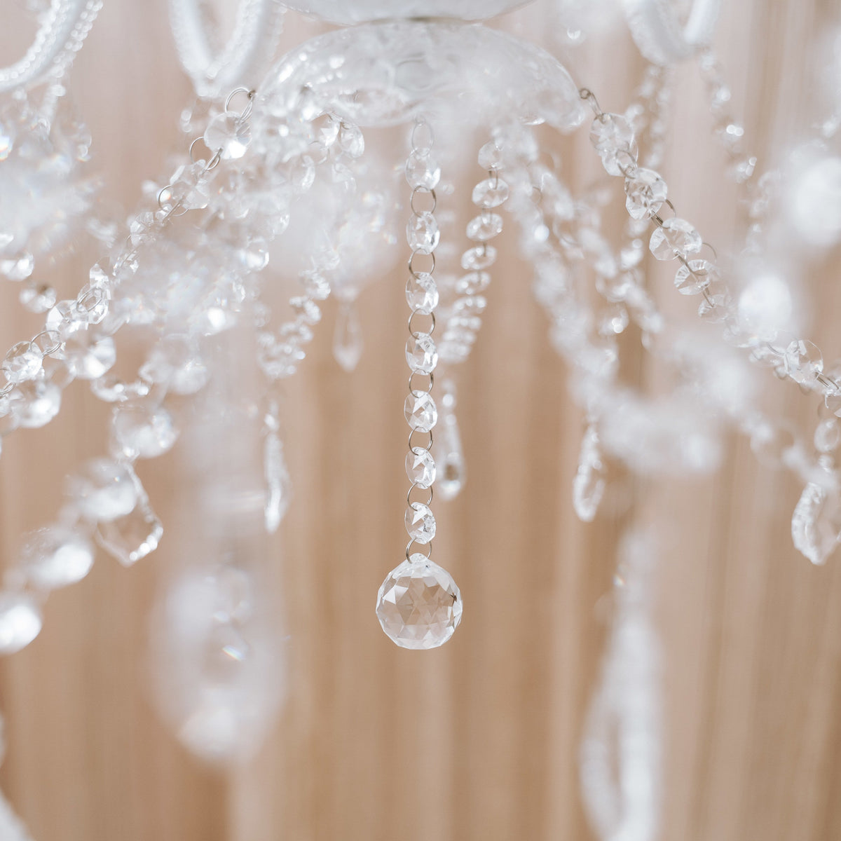 Cassie Chandelier 12 Light - Glass Crystals