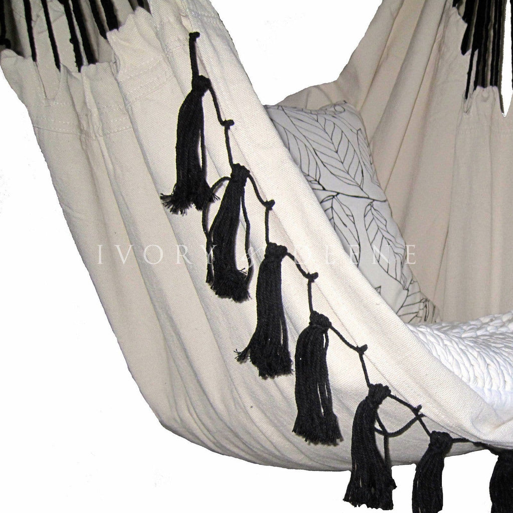 Soho Cream Hammock Chair - Stylish & Durable Indoor/Outdoor Relaxation