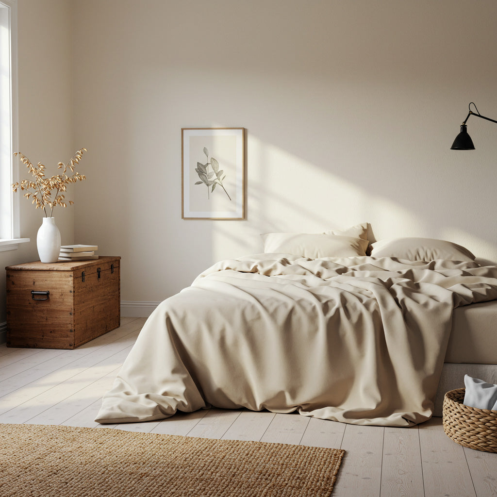 Ivory & Deene Silky Soft Bamboo Sheet Set – Luxurious Latte