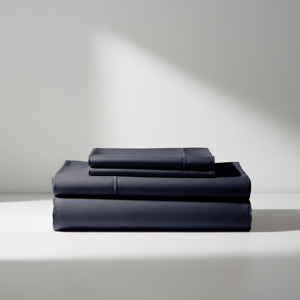 Luxurious Silky Soft Bamboo Sheet Set in Charcoal - Hypoallergenic Comfort