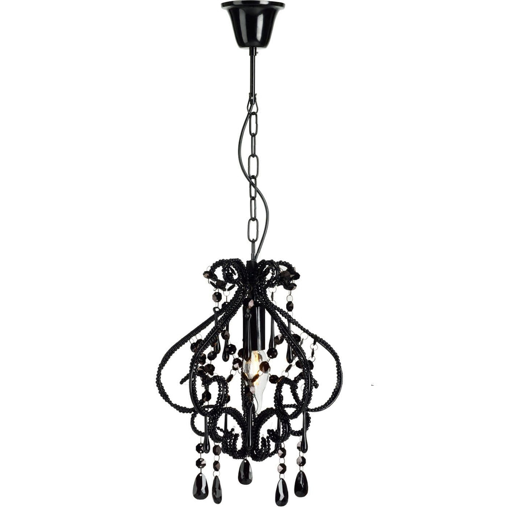Elegant Black Darling Chandelier | Timeless Crystal Lighting Fixture
