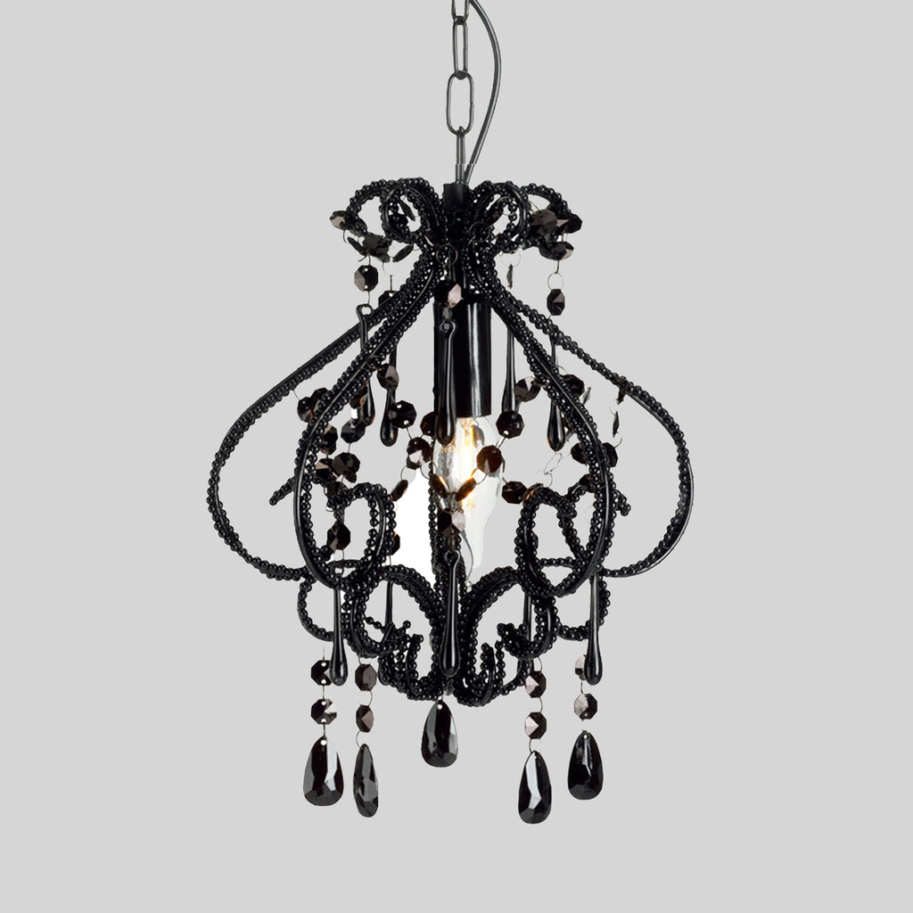 Elegant Black Darling Chandelier | Timeless Crystal Lighting Fixture