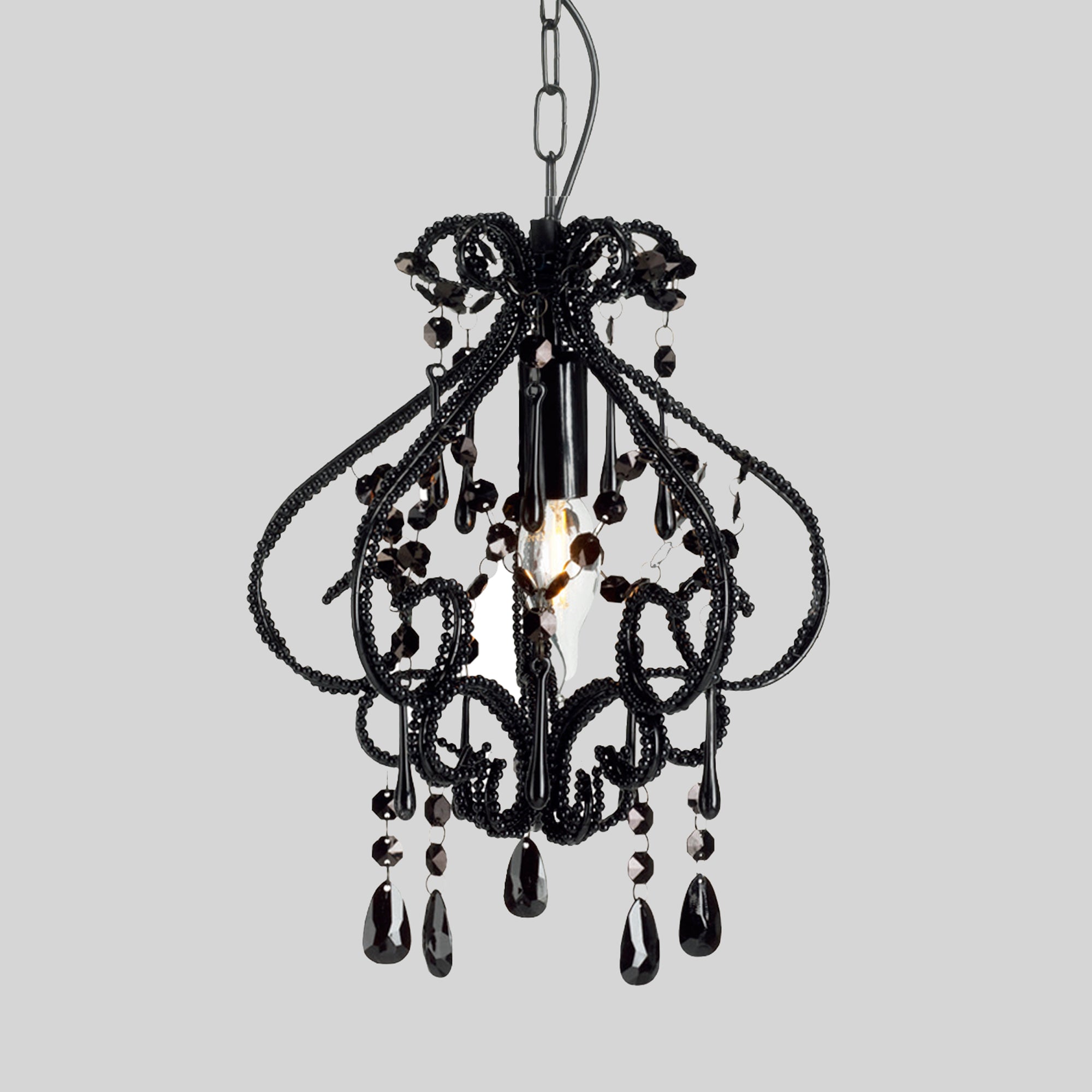 Elegant Black Darling Chandelier | Timeless Crystal Lighting Fixture