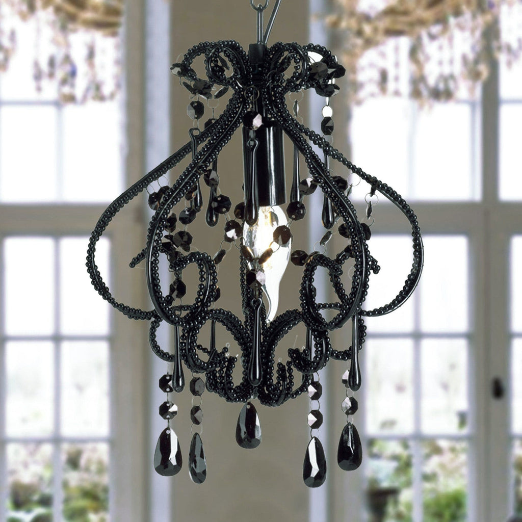 Elegant Black Darling Chandelier | Timeless Crystal Lighting Fixture