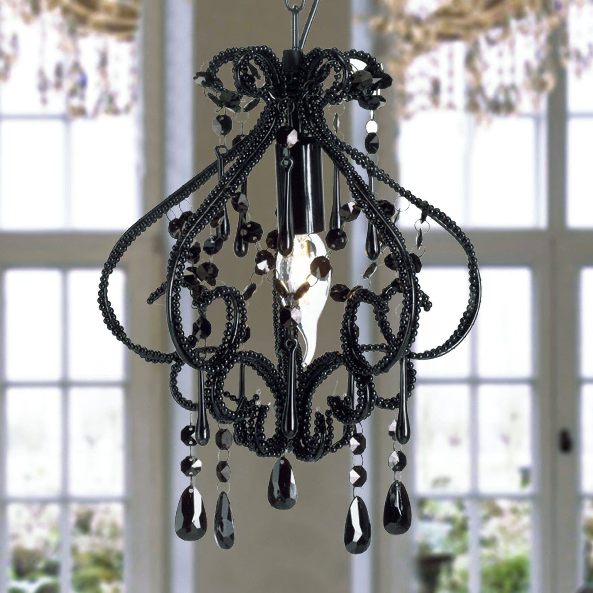 Elegant Black Darling Chandelier | Timeless Crystal Lighting Fixture