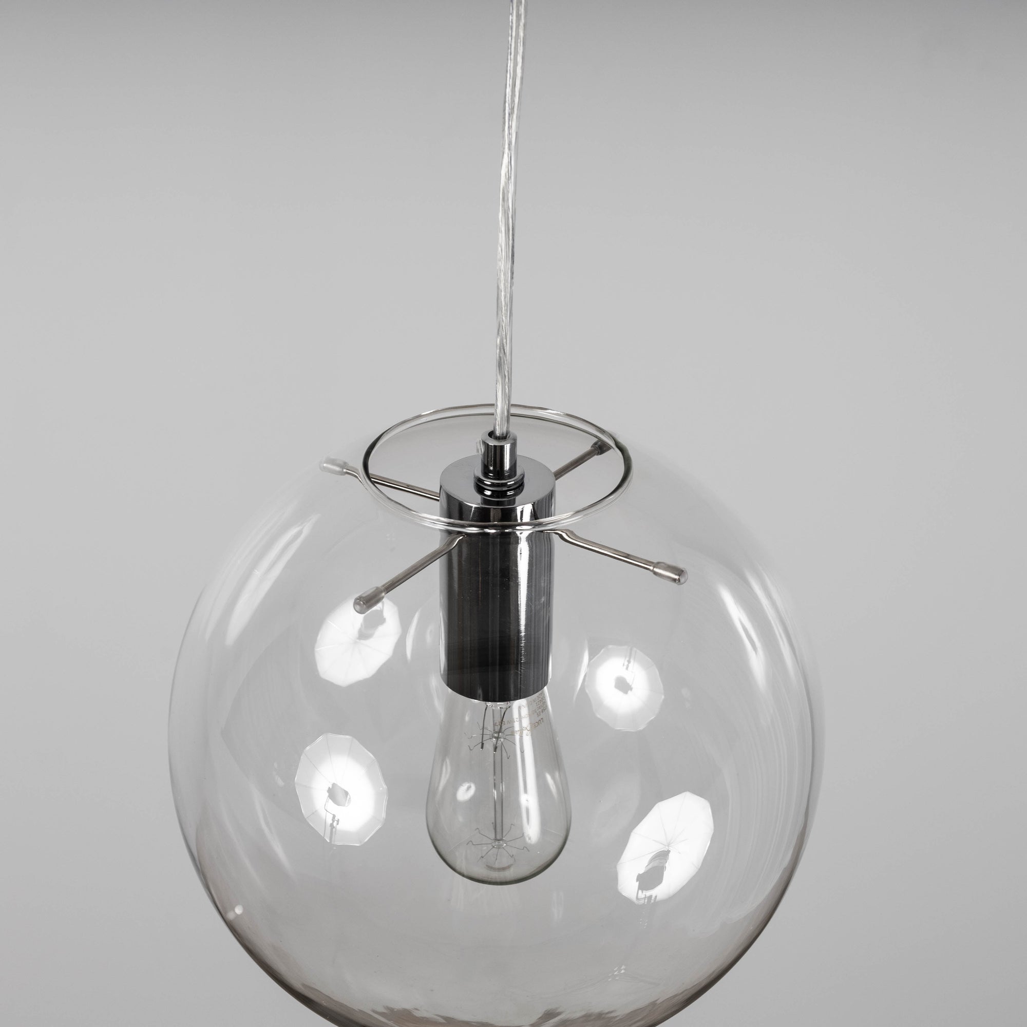 Ariana Chrome Glass Pendant Light - Modern Elegance for Your Space