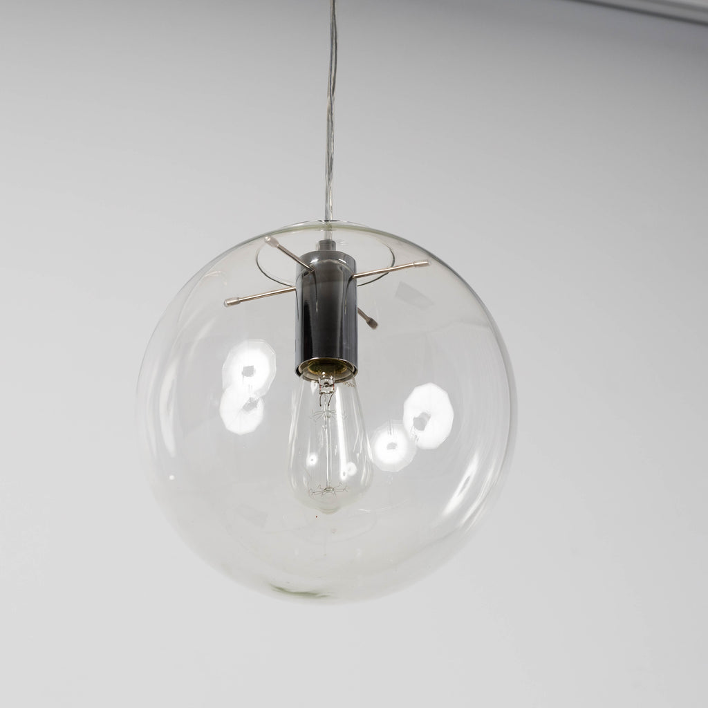Ariana Glass Pendant Light - Chrome