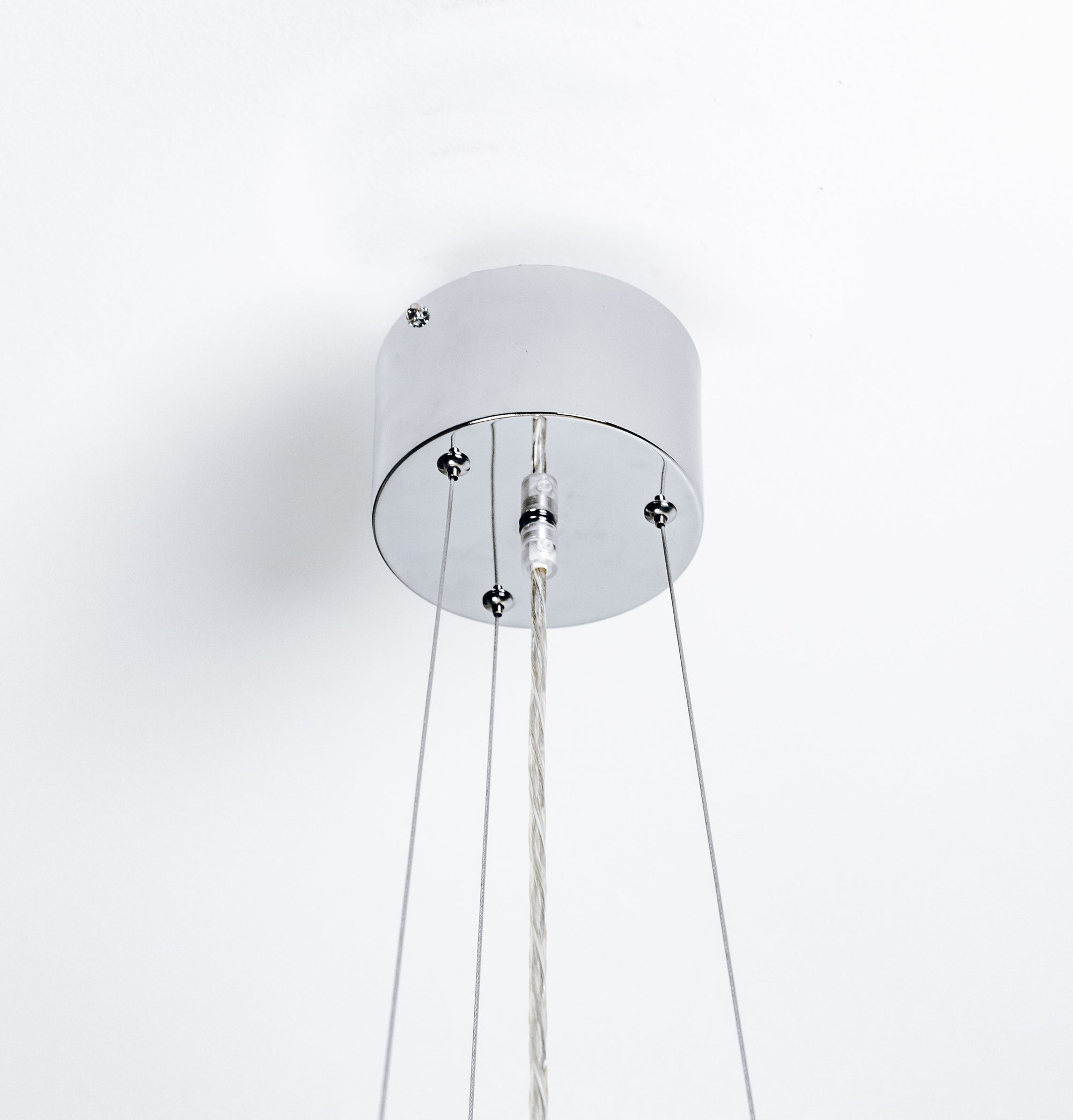 Chateau Crystal Pendant Light - Elegant Chrome Fixture for Modern Homes