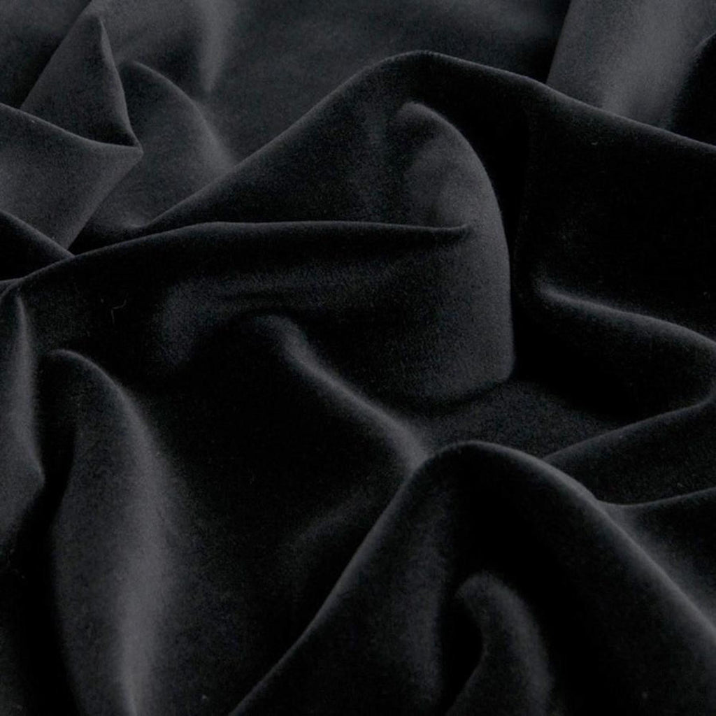 Luxurious Black Velvet Fur European Pillowcase Set