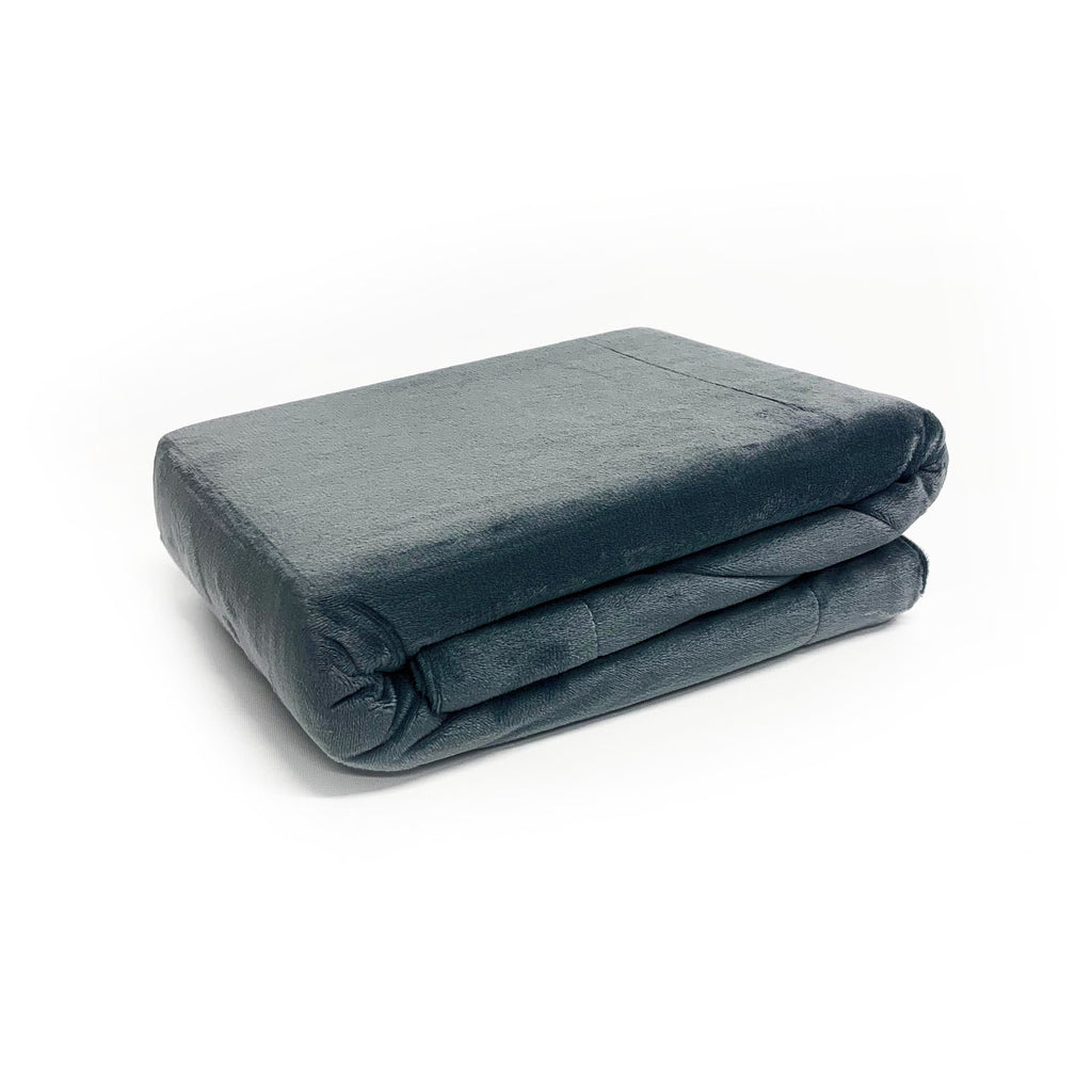Luxurious Charcoal Velvet European Pillowcase Set - Soft & Stylish