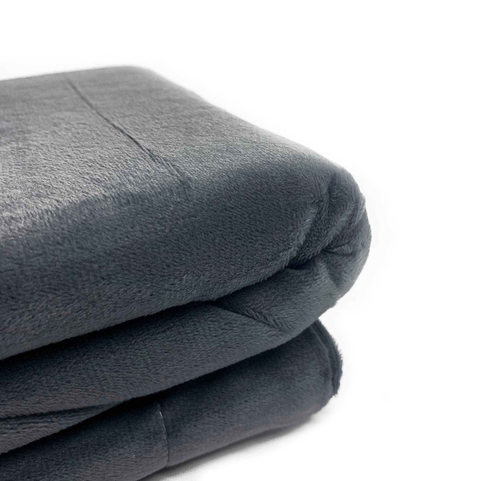 Luxurious Charcoal Velvet European Pillowcase Set - Soft & Stylish
