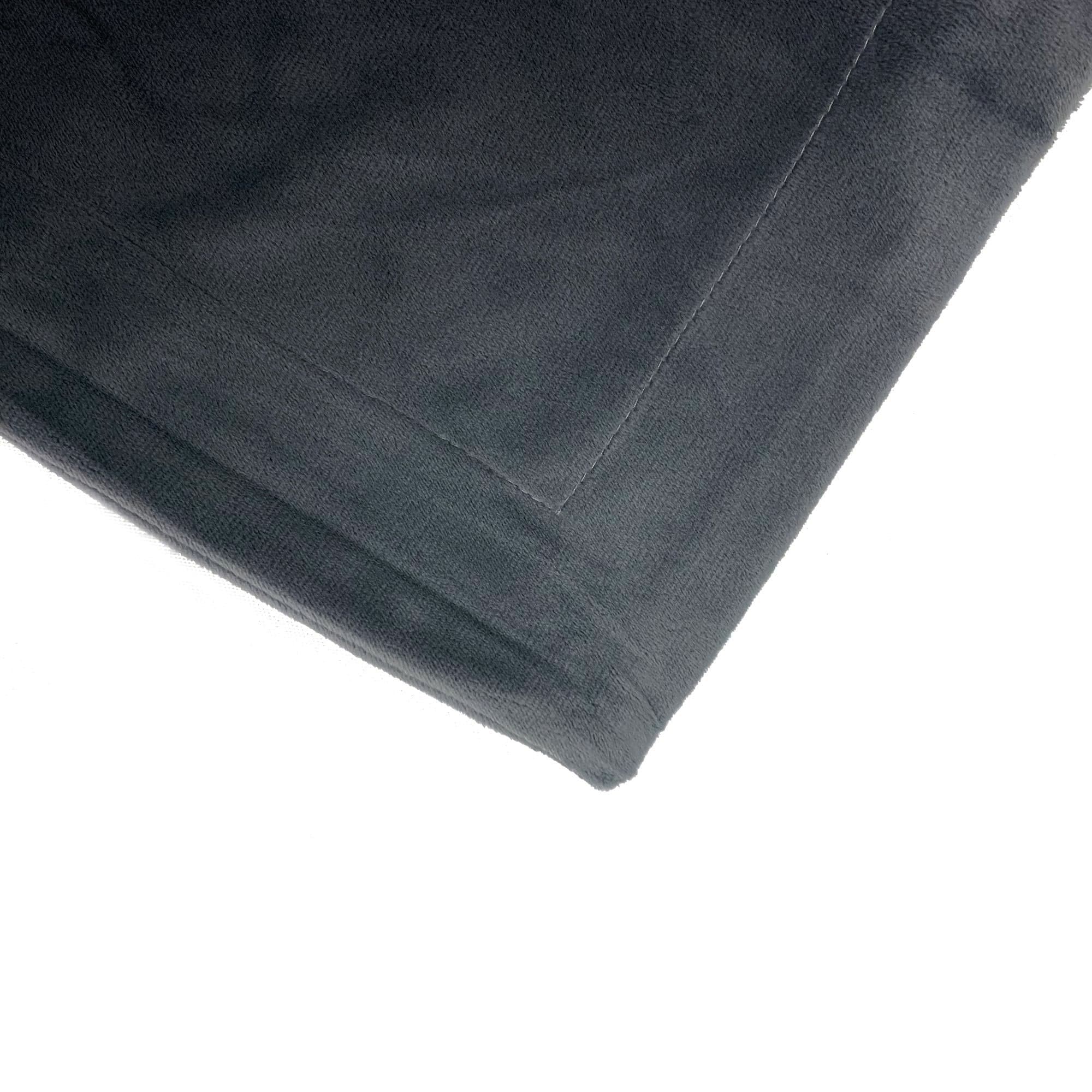 Luxurious Charcoal Velvet European Pillowcase Set - Soft & Stylish