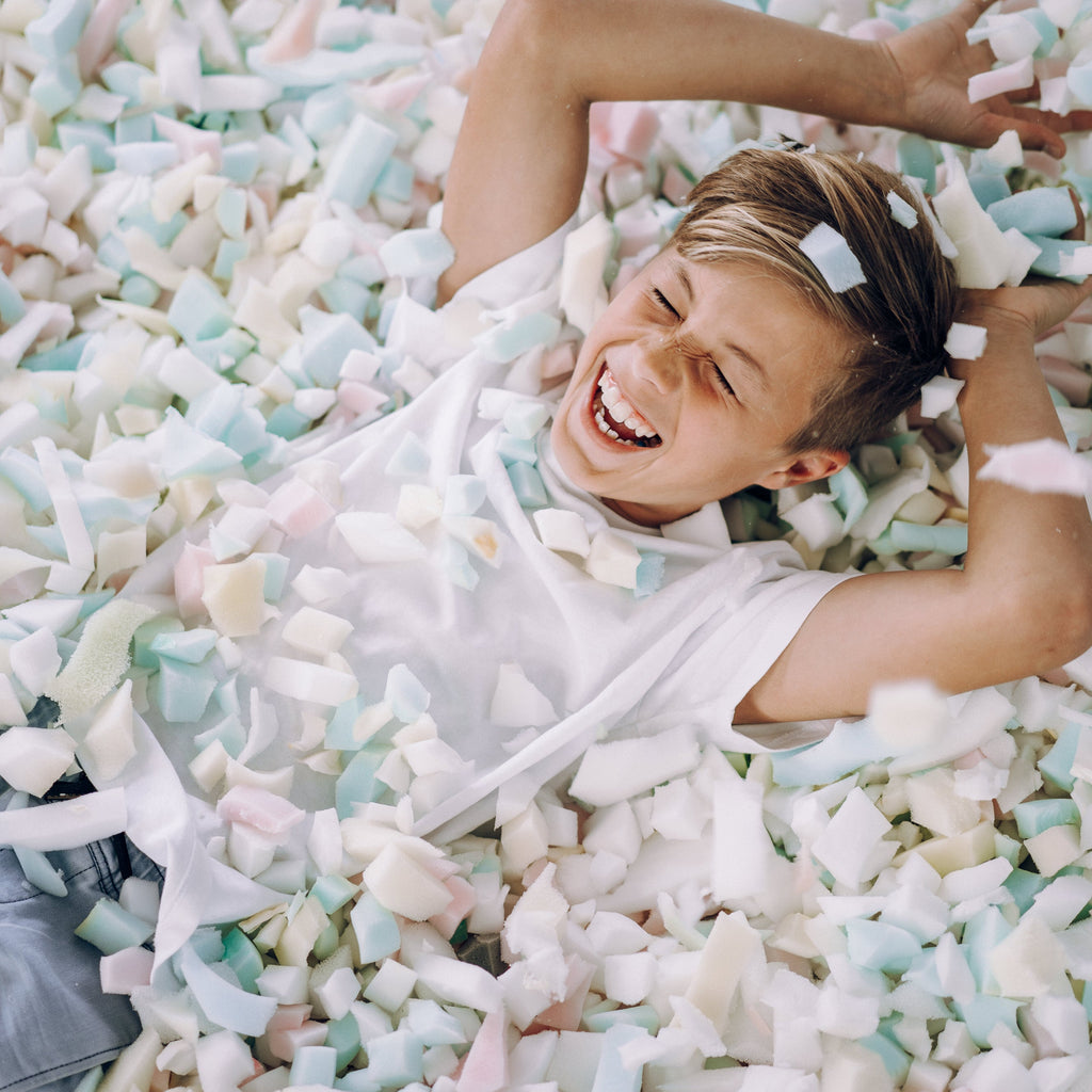 Premium Shredded Foam Filling for Bean Bags & Toys - Eco-Friendly