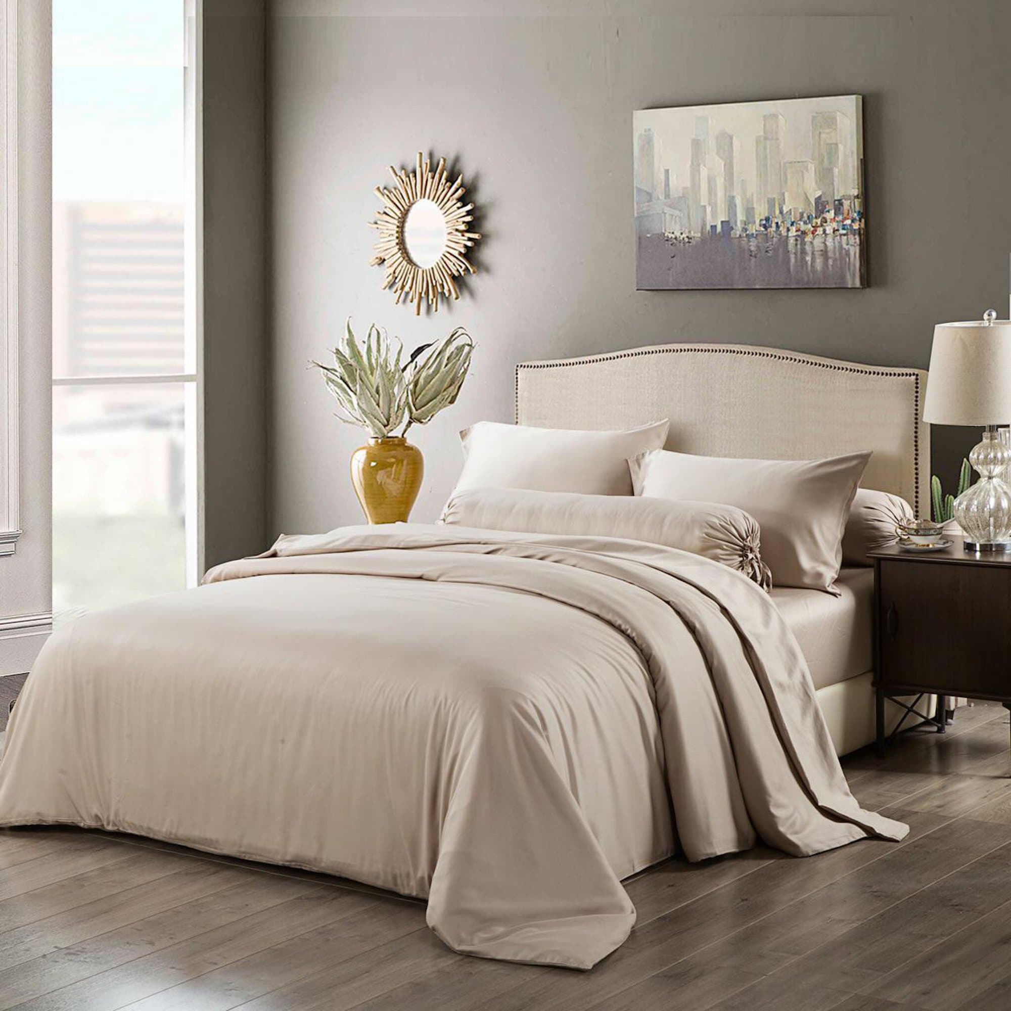 Luxurious Joy Collection Quilt Cover Set - Champagne Latte