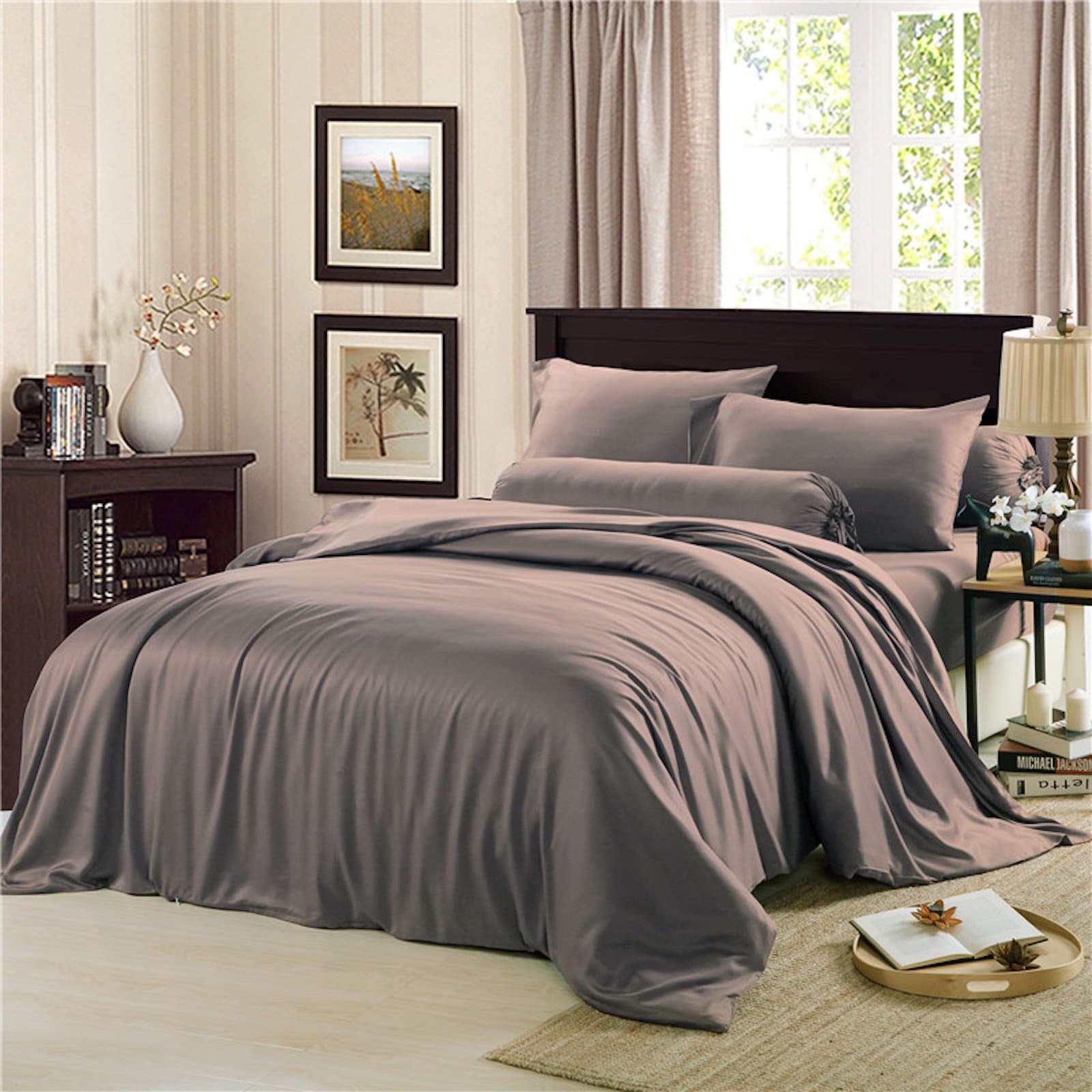 Elegance Redefined: Joy Charcoal Quilt Cover Set by Ivory & Deene