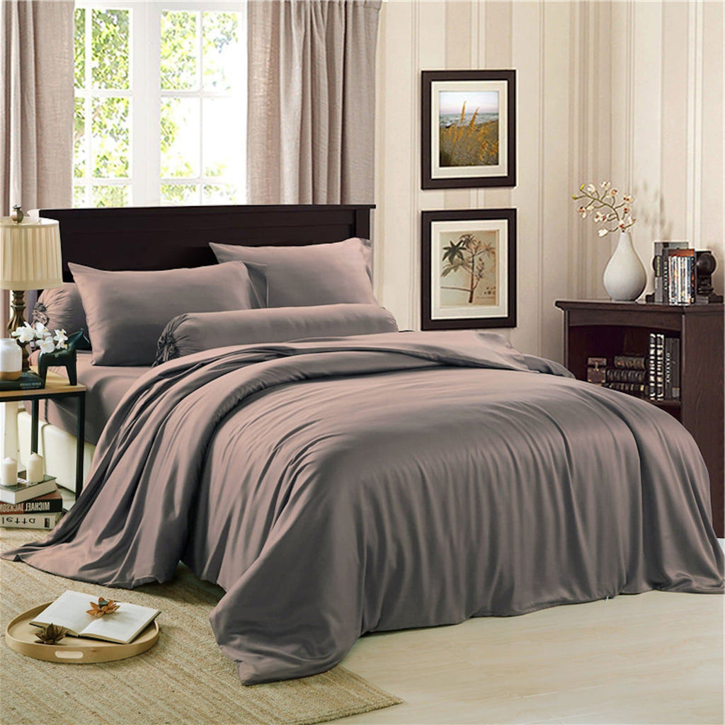 Ivory & Deene Joy Collection Charcoal Grey Sheet Set - Luxurious Comfort