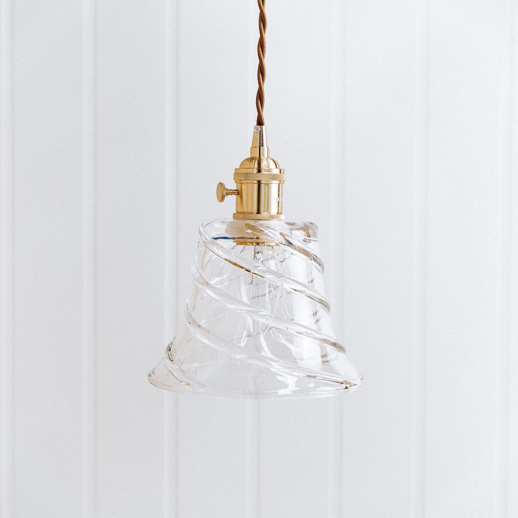 Belle Vintage Glass Pendant Light - Elegant Design for Any Space