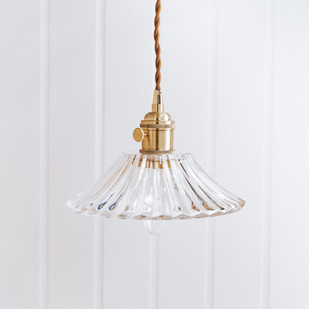 Fleur Vintage Glass Pendant Light - Elegant Ceiling Fixture