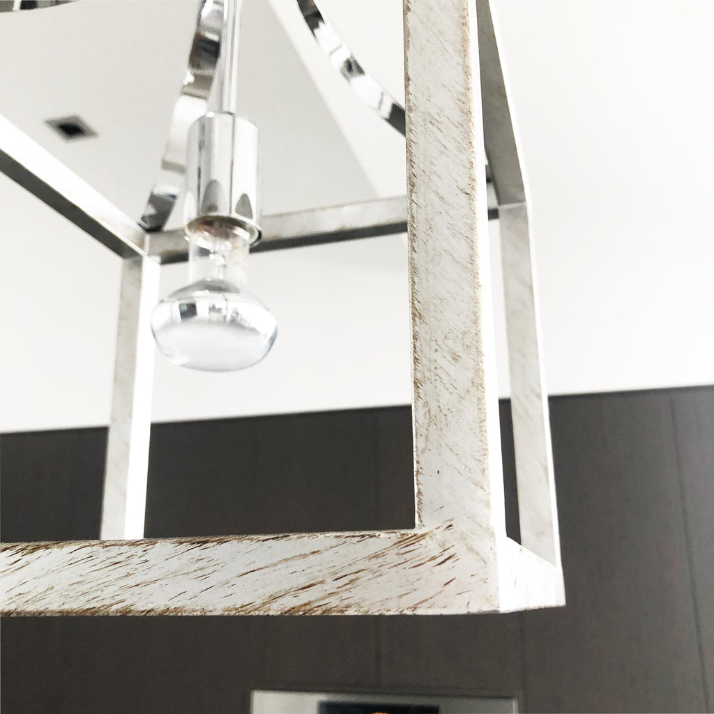 Langham Hampton Style Chrome Lantern Pendant Light