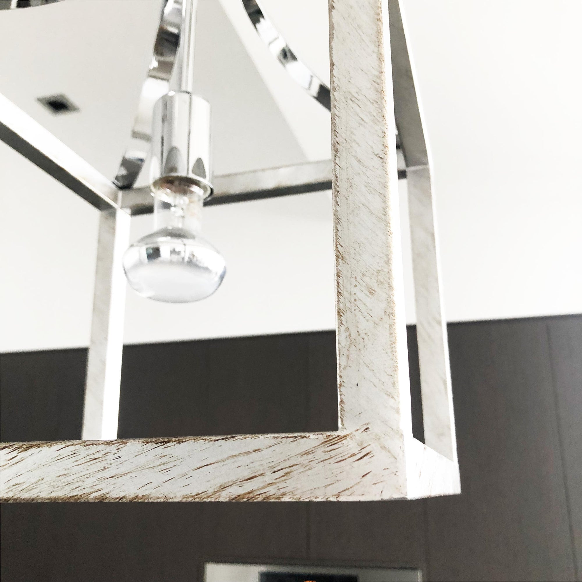 Langham Hampton Style Chrome Lantern Pendant Light