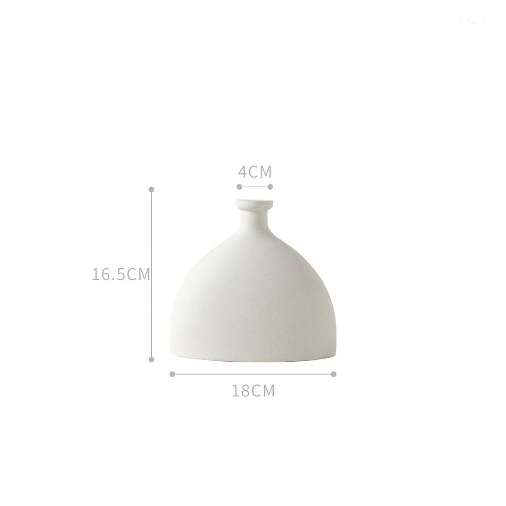 Sophisticated Peony Ceramic Vase - Modern Home Décor Accent