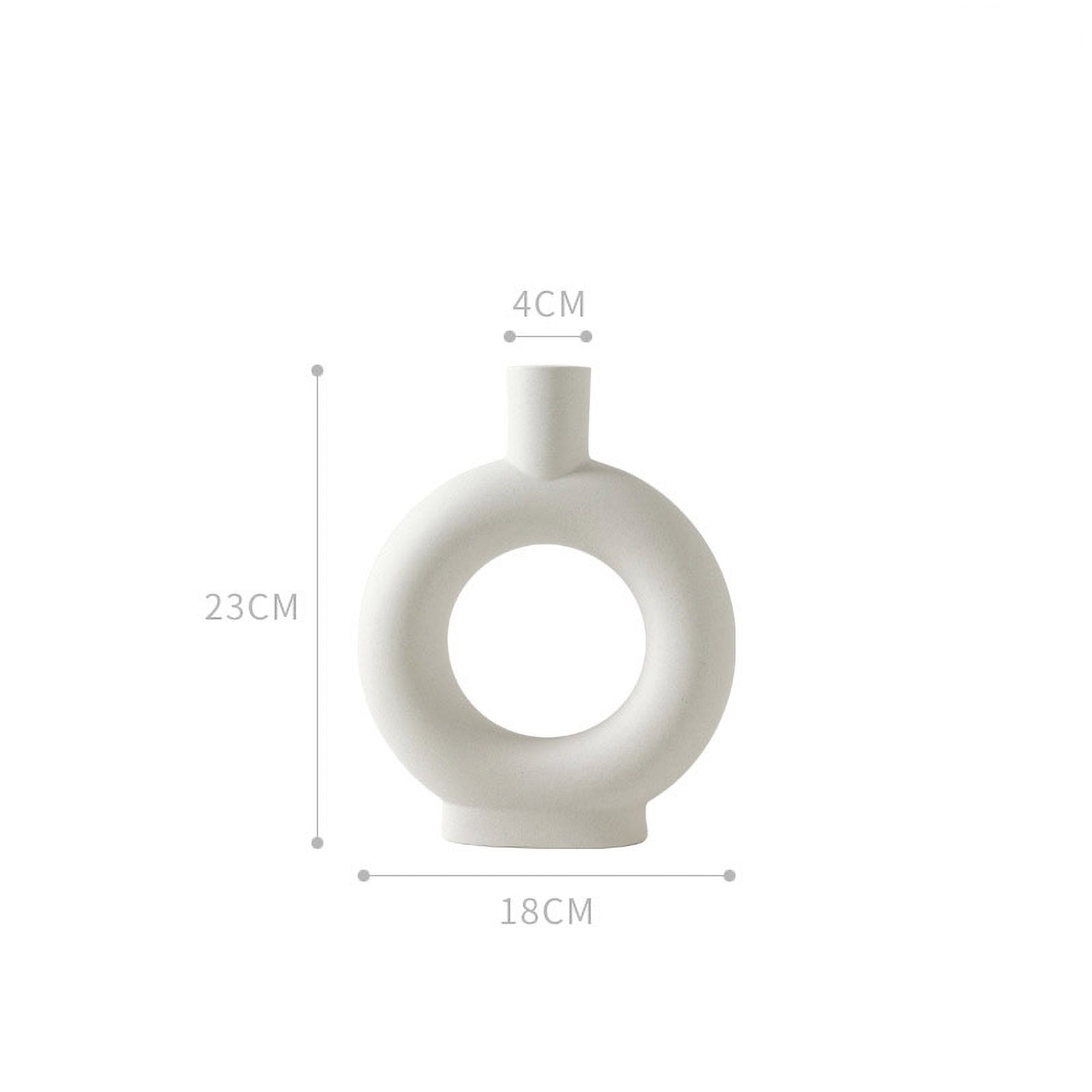 Daisy Ceramic Vase - Sophisticated Home Décor Accent