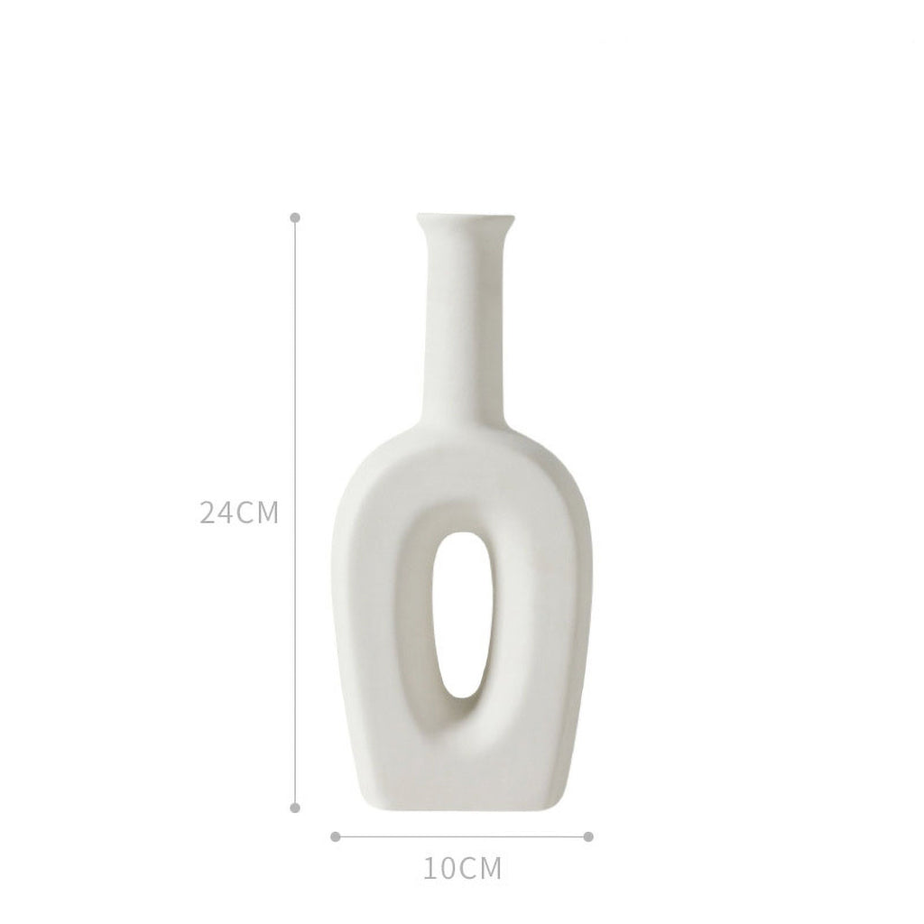 Tulip Modern Ceramic Vase - Timeless Home Décor